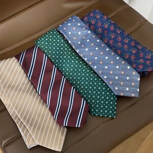 Elegant Men's Tie Collection - Assorted Colors (5)